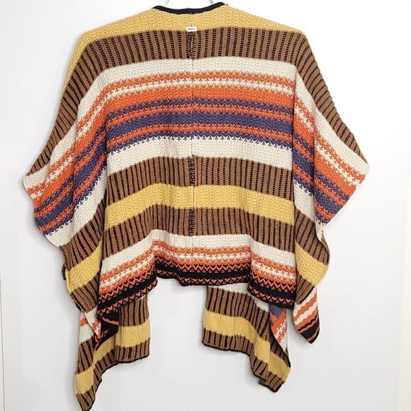 RCVA Melon & Ochre Stripe Turkic Shawl - Women - Picture 6 of 8